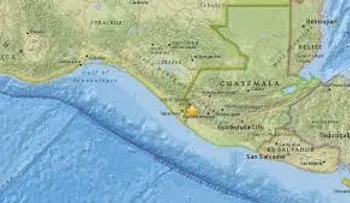 Se registra un sismo de magnitud 7,0 en Guatemala