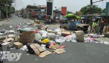 Protestan en San Cristóbal por falta de recogida de basura