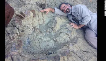 Esta es la huella de dinosaurio más grande hallada hasta ahora