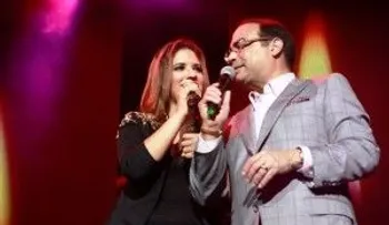 Nathalie Hazim y Gilberto Santa Rosa impactan en Santo Domingo