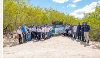 Empresa Seaboard realiza un operativo de recogida de desechos sólidos en el Santuario de Mamíferos Marinos de Manatí Puerto Plata*