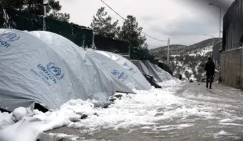 La ola de frío en Europa complica -aún más- la situación de los refugiados