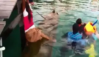 Video: Niña malasia saca a flote una canoa ''sin manos''