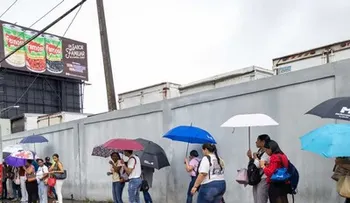 COE mantiene 15 provincias y el Distrito Nacional en alerta verde por vaguada