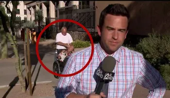 Hacía un reportaje cuando a sus espaldas pasó esto (VIDEO)