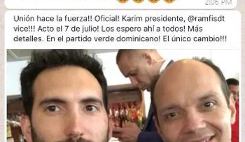 Karim anuncia que llegó a un acuerdo con Ramfis