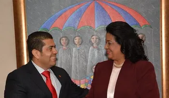  Presidenta del Senado recibe visita del embajador de Venezuela