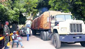 Transportistas de carga protestan en puerto Haina Occidental