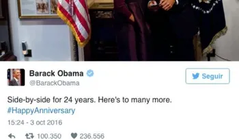 Obama: mira lo que hizo para celebrar sus 24 años de matrimonio con Michelle
