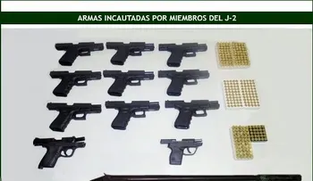 Incautaron 38 armas de fuego durante proceso electoral