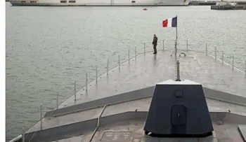 Militares franceses de Brest disparan contra drones