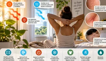 Cómo reducir el calor acumulado en casa y proteger la piel y el descanso