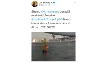 Director de redes sociales de la Casa Blanca tuitea un video equivocado sobre el huracán