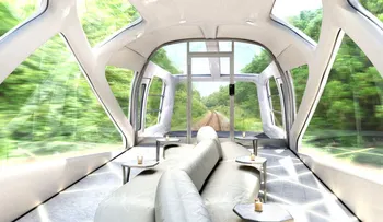 Parecido a una Ferrari diseñan el tren más lujoso del mundo 