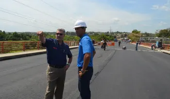 Obras Públicas reabre el puente de Haina
