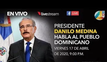 Presidente DM parecía querer llorar por estragos del coronavirus, pero dijo que el Gobierno no bajará la guardia para vencer "este enemigo invisible"