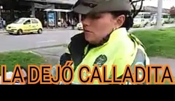 Este ciudadano se queja contra la policía de tránsito