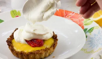 Tarta de mango y coco para diabéticos y celíacos 