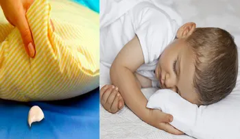 Esta mujer coloca un ajo abajo de la almohada de su hijo. Es difícil de creer, pero resulta 