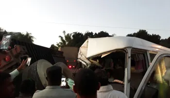 Seis personas heridas por accidente de tránsito en autopista 6 de Noviembre 