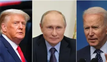 Donald Trump le pide a Putin que libere información "perjudicial" sobre familia de Bide