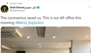 Por tener Covid-19 se salvaron de la explosión: "El coronavirus nos salvo"