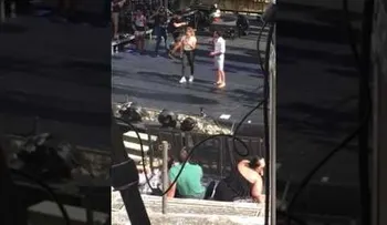 Jennifer López y Marc Anthony ensayan juntos para concierto de este sábado 15 de abril