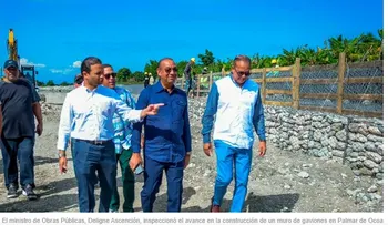 Deligne Ascención destaca avances de obras en la provincia de Azua