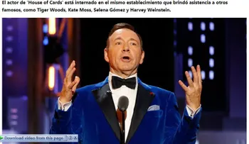 Kevin Spacey ingresa en una clínica de rehabilitación para tratar su adicción al sexo