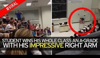 Un estudiante salva a toda la clase de un examen en un reto casi imposible