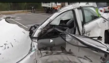 Un persona muerta y varias heridos en accidente (VIDEO)