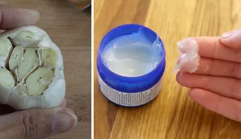 Ella puso vicks vaporub en 1 diente de ajo. Increible como no lo supe antes!