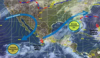 Huracán Marty se degrada a tormenta tropical; lluvias intensas en México