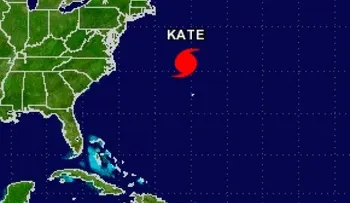 El huracán Kate se forma en el Atlántico