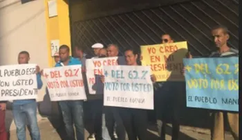 Seguridad de Medina dispersó decenas de personas que fueron apoyarlo a su residencia