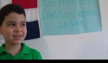 Niño de 5 años dedica canción a dios por la paz del pueblo dominicano y el mundo (VIDEO)
