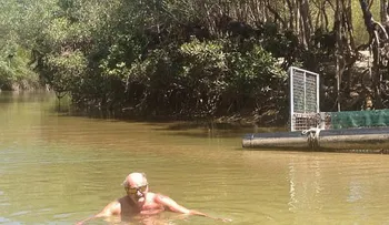 Un abuelo australiano se tomó esta foto para impresionar a los nietos, pero corrió un riesgo mortal