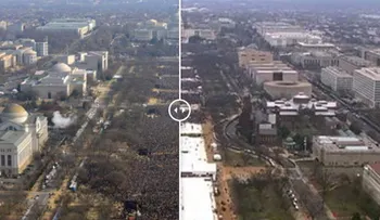 La multitud de Obama vs. la de Trump el día de la toma de juramento