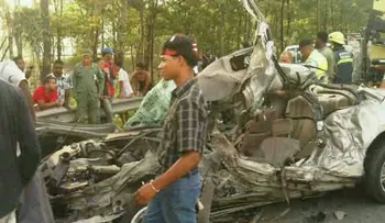 Accidente en Autopista Duarte deja 4 heridos, todos de una misma familia