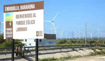 Presidente Medina inaugura en Enriquillo Parque Eólico Larimar construido por US$120 MM