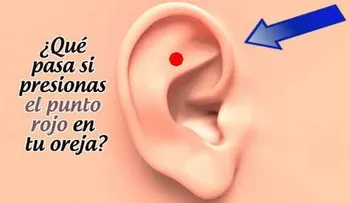 Mira lo que pasa si presionas este punto de tu oreja