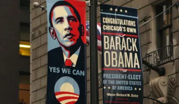 Por qué el creador del póster icónico de Obama critica a Trump... pero no dibuja a Clinton