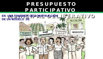 Presentan el El modelo de gestión municipal participativo