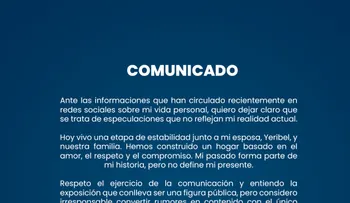 David Ortiz desmiente informaciones difundidas en redes y anuncia acciones legales para proteger su honor y vida familiar