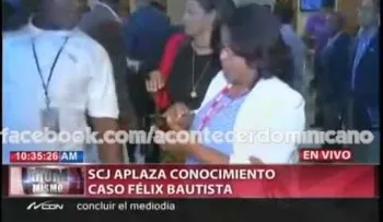Seguridad de Felix Bautista golpea camarógrafo 