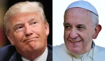 "Una persona que piensa en construir muros no es un cristiano", dice el papa sobre Trump