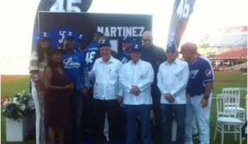 Licey retira el número 45 de Pedro Martínez