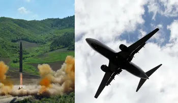 Los misiles de Corea del Norte podrían poner en riesgo los vuelos de pasajeros