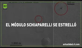 Revelan la causa del accidente del módulo Schiaparelli en Marte