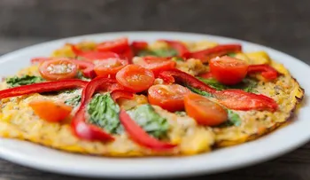 Corteza de quinoa para una pizza saludable